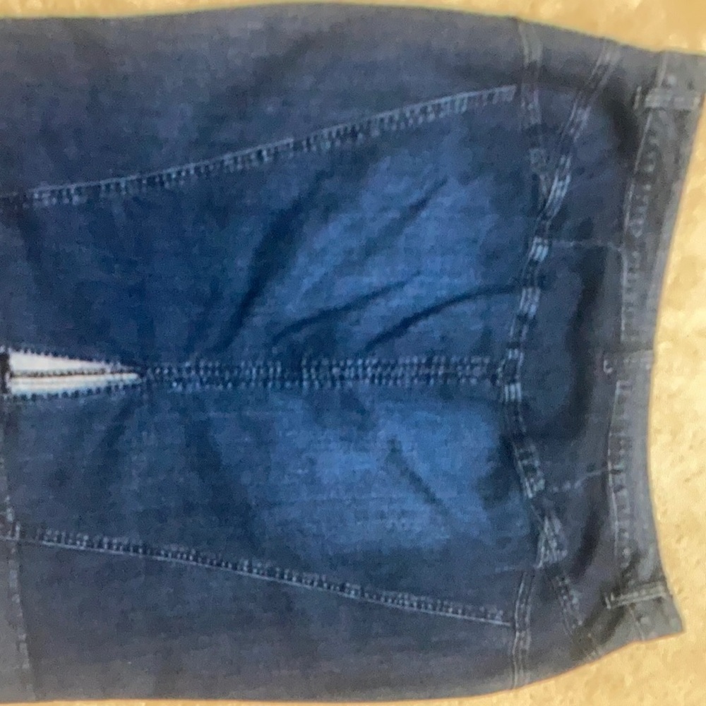 Lane bryant denim midi skirt Y2K dark wash